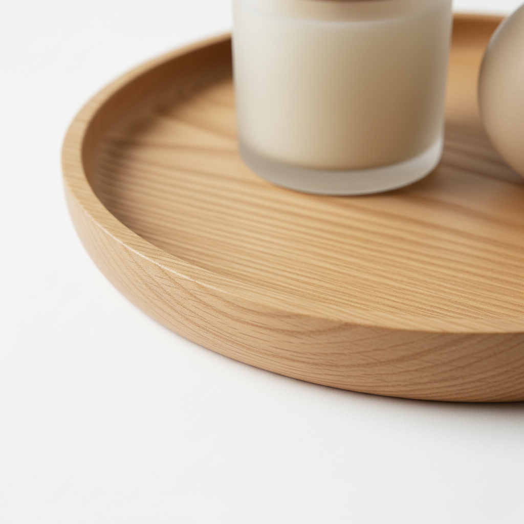 Wooden Round Tray