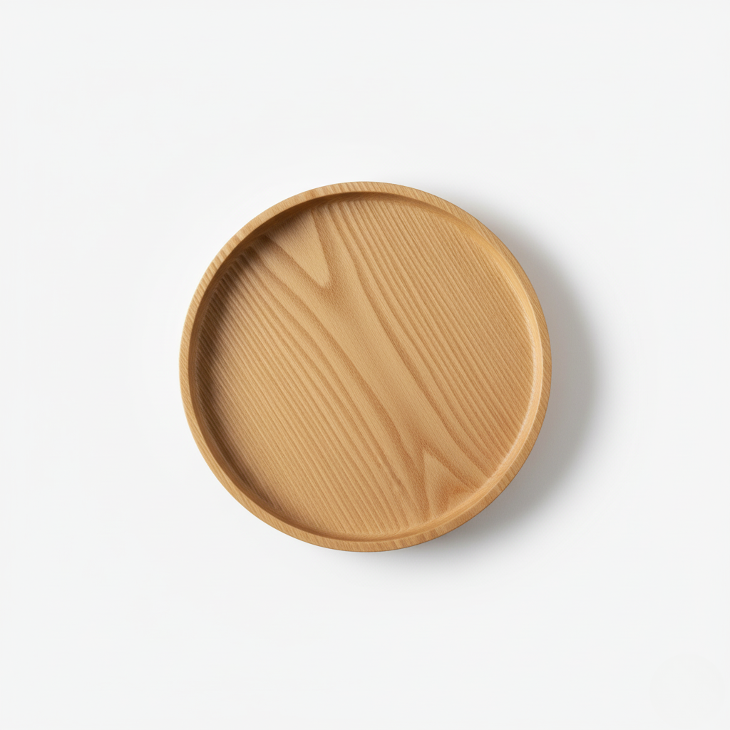 Wooden Round Tray